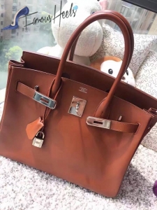 Hermes birkin box leather brown